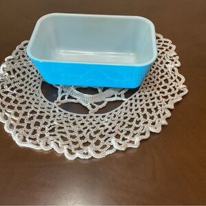 Turquoise Rectangular Glass Baking Dish